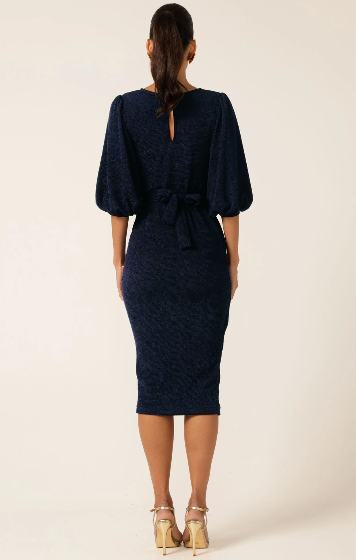 NICOLE DRESS NAVY - Image 6